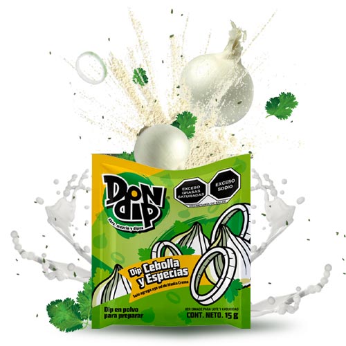 Don dip sabor cebolla y especias